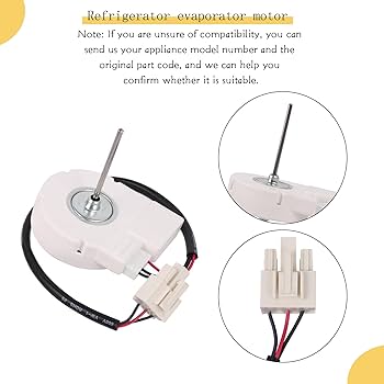 Bstinay Refrigerator Evaporator Fan Motor Replacement for